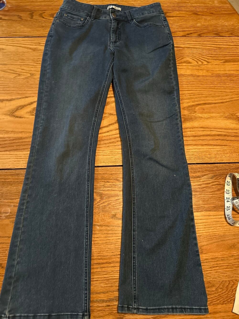 Riders by Lee womenβs boot cut mid rise blue jeans